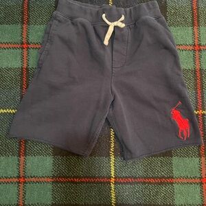POLO Ralph Lauren - Boys drawstring fleece shorts. Pre-owned. Size S (8).